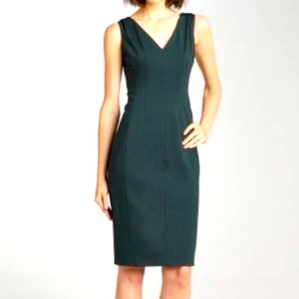 *NWT* Elie Tahari | Evergreen Maureen V-Neck Sheath Dress | Sz 14